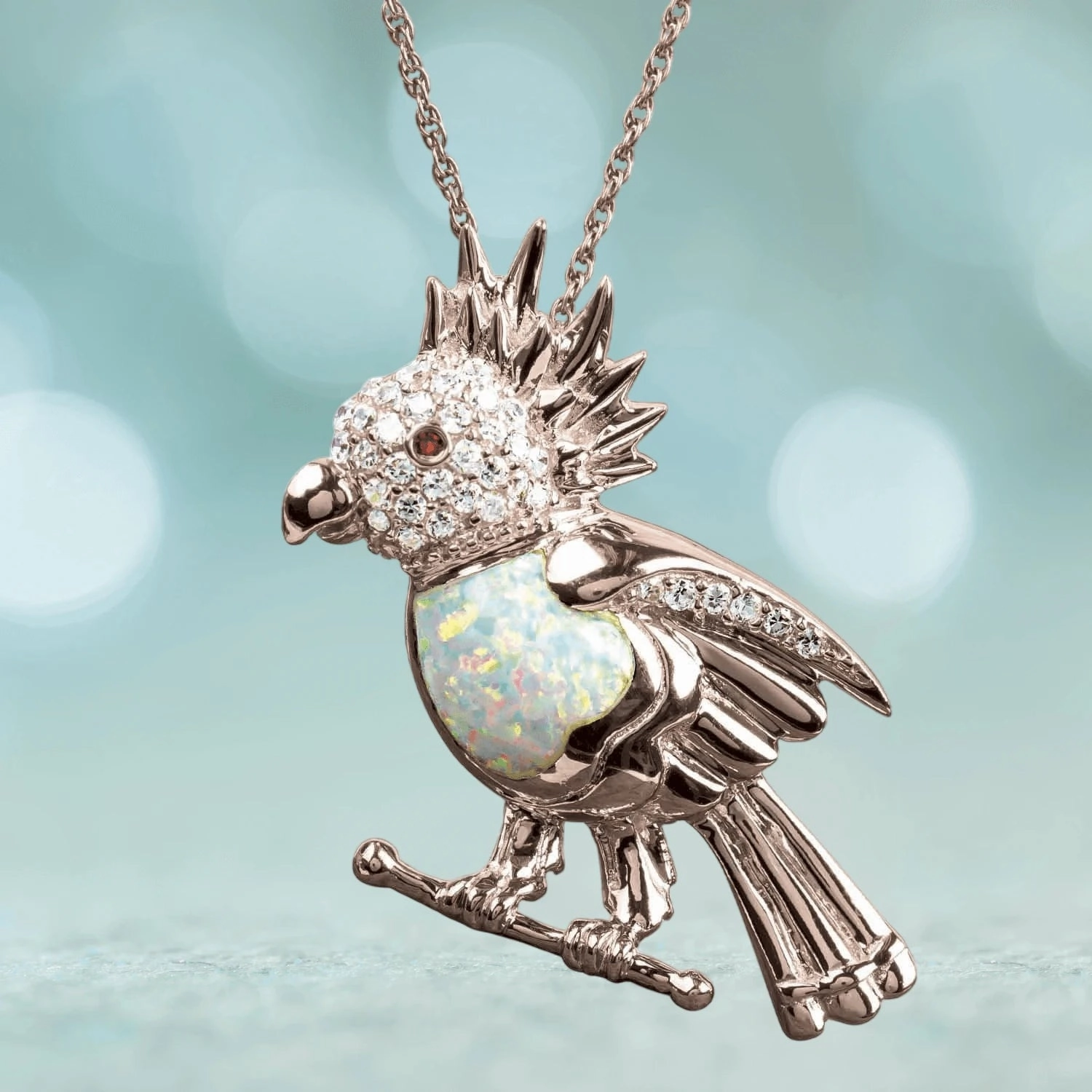 Birdsong Rose Gold Pendant