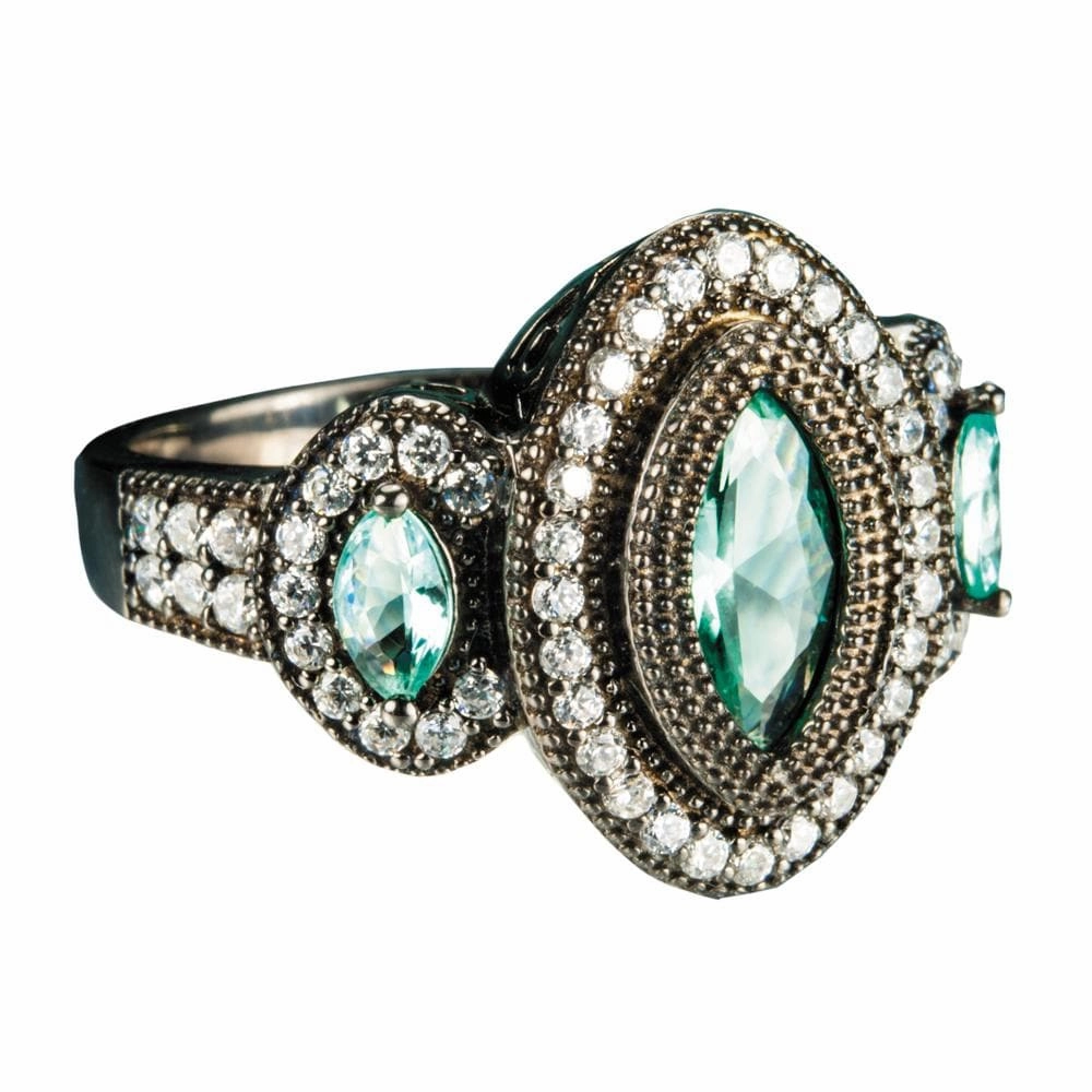 Black Orchid Ring