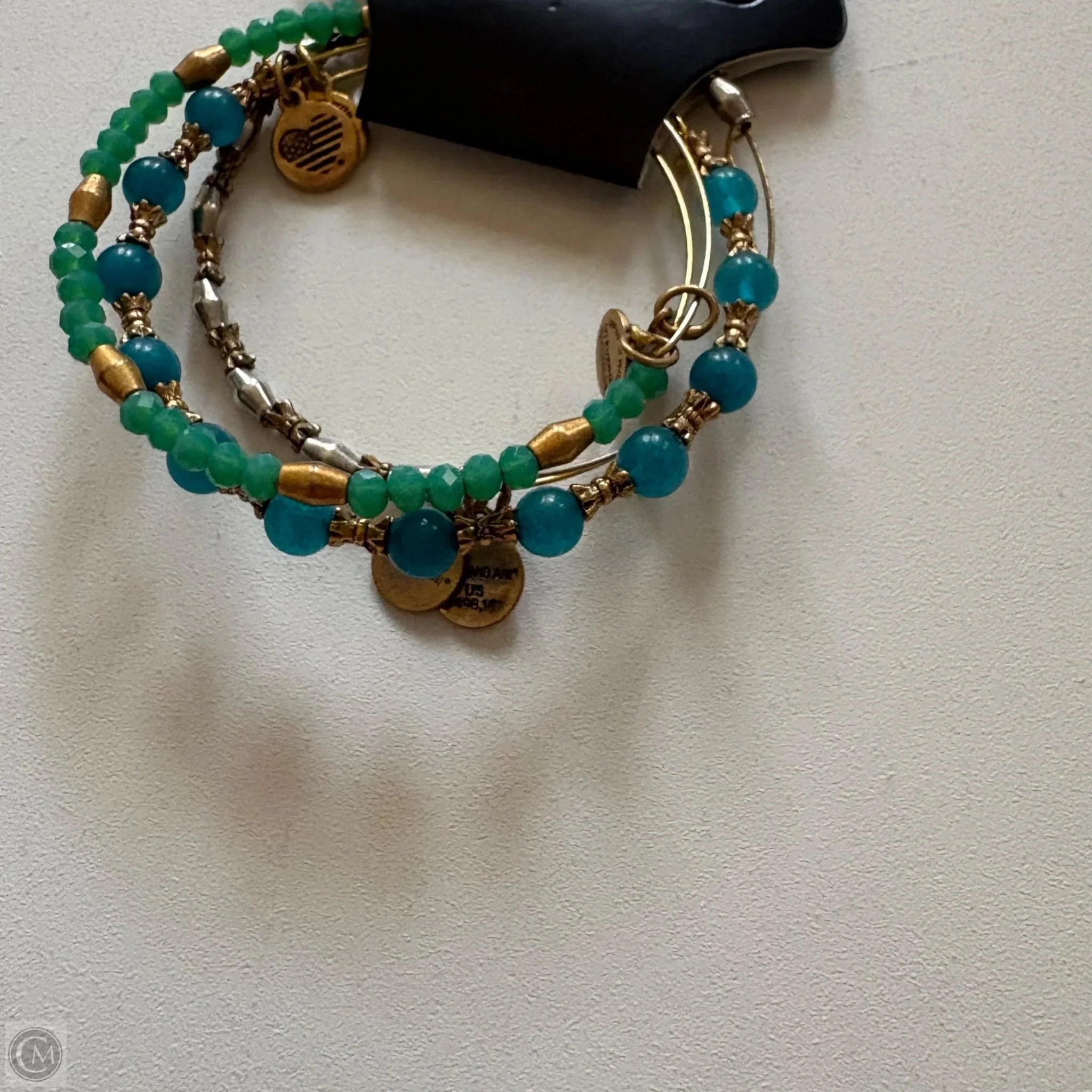Bracelet Bangle By Alex And Ani, Size: 03 Piece Set