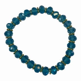 Bracelet Beaded By Clothes Mentor In Blue