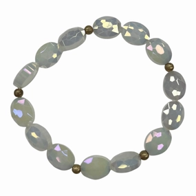 Bracelet Beaded By Clothes Mentor In Clear