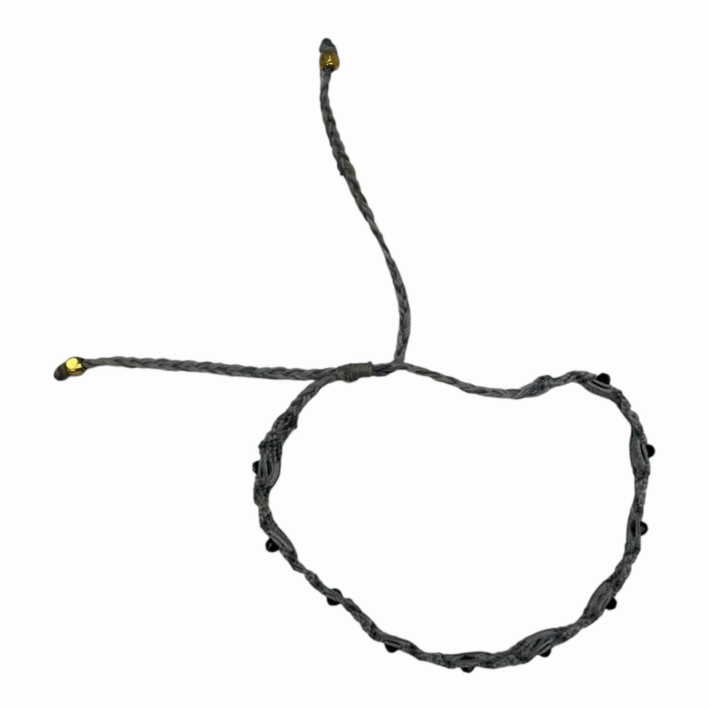 Bracelet Beaded By Cmf In Grey