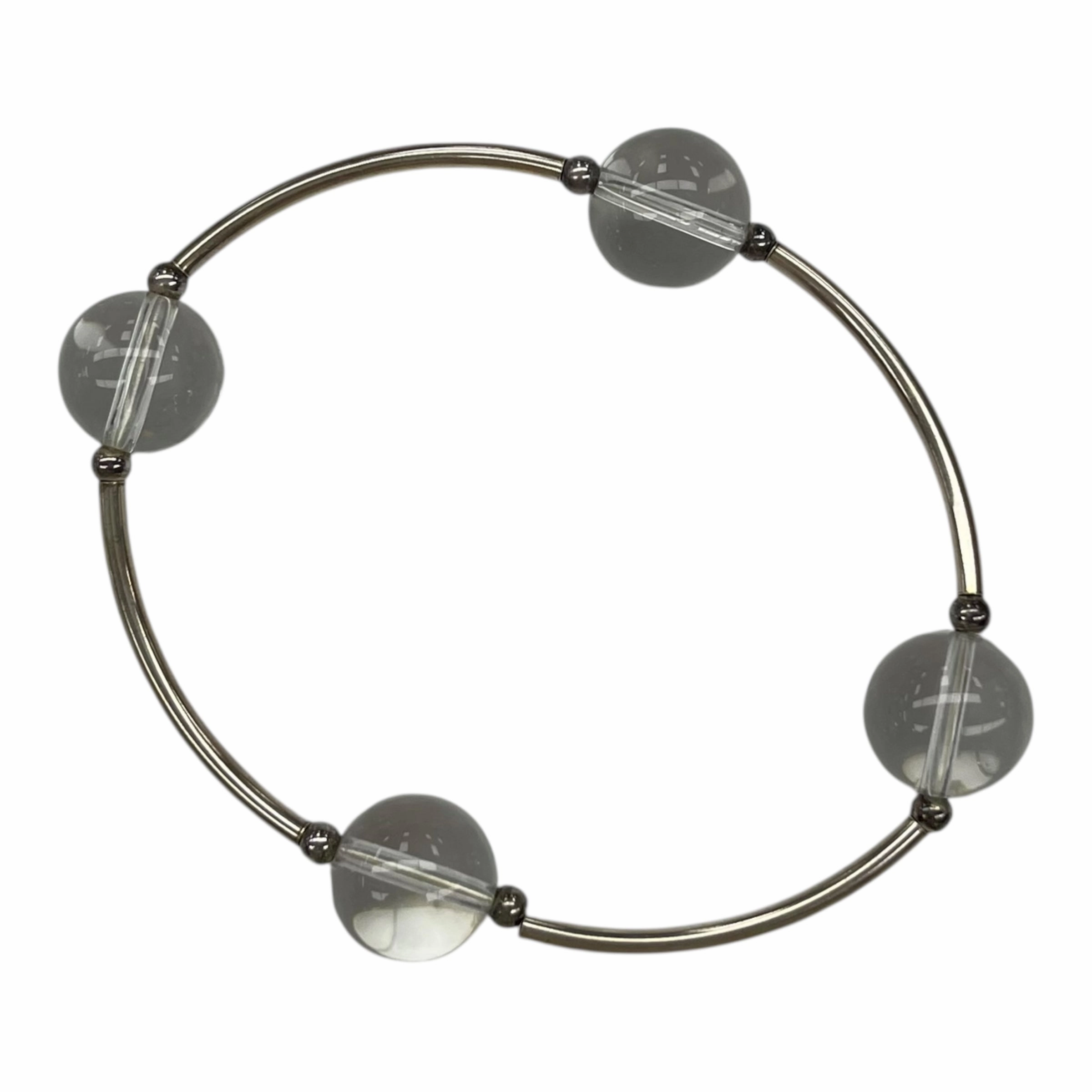 Bracelet Beaded By Cmf In Silver
