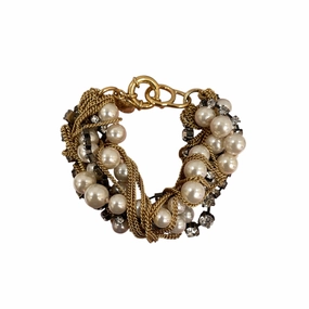 Bracelet Beaded By J. Crew In Gold