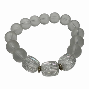 Bracelet Beaded By Plunder In Clear