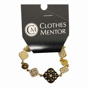 Bracelet Designer By Kate Spade In Gold & White