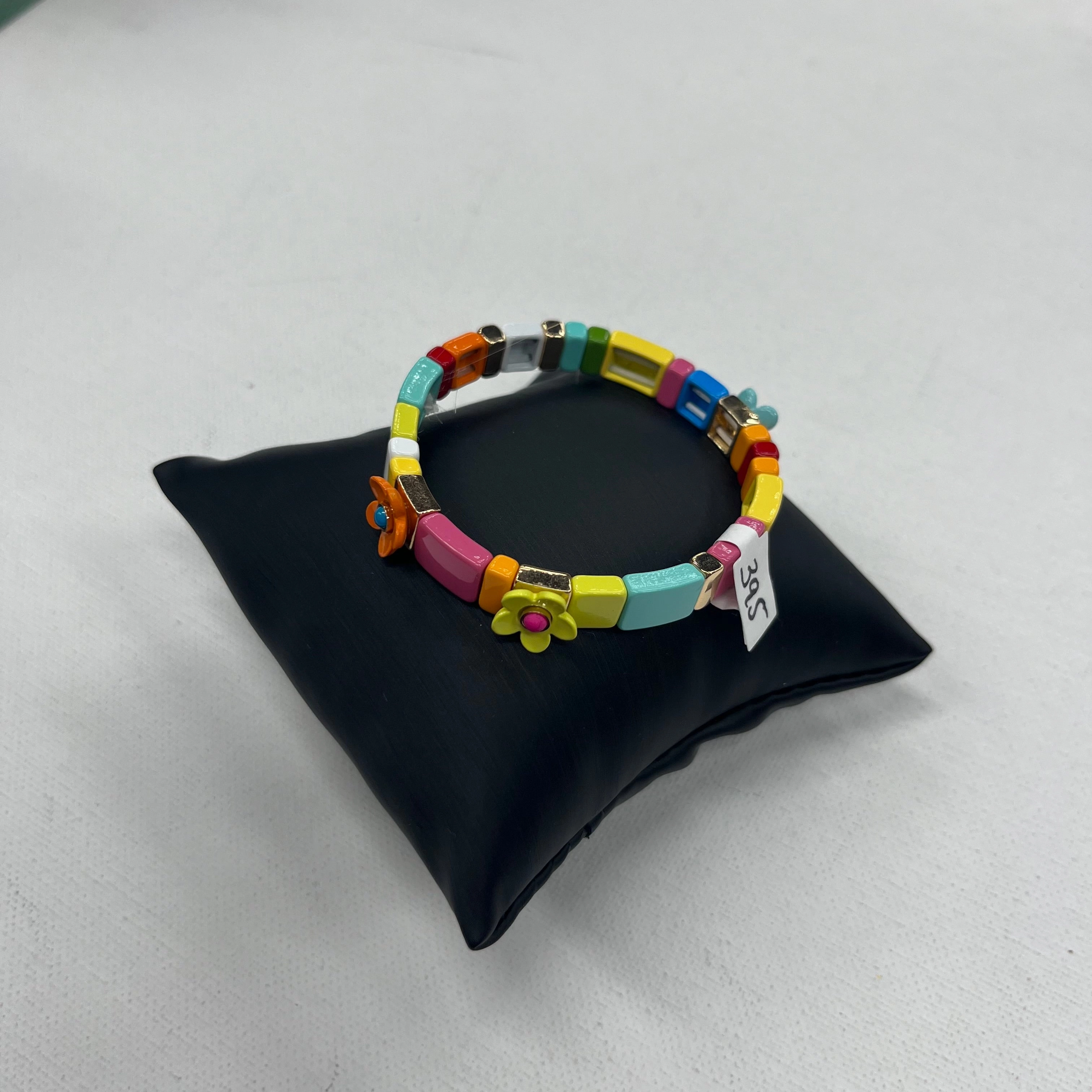 Bracelet Other By Cmb Enamel Tile Stretch Bracelet