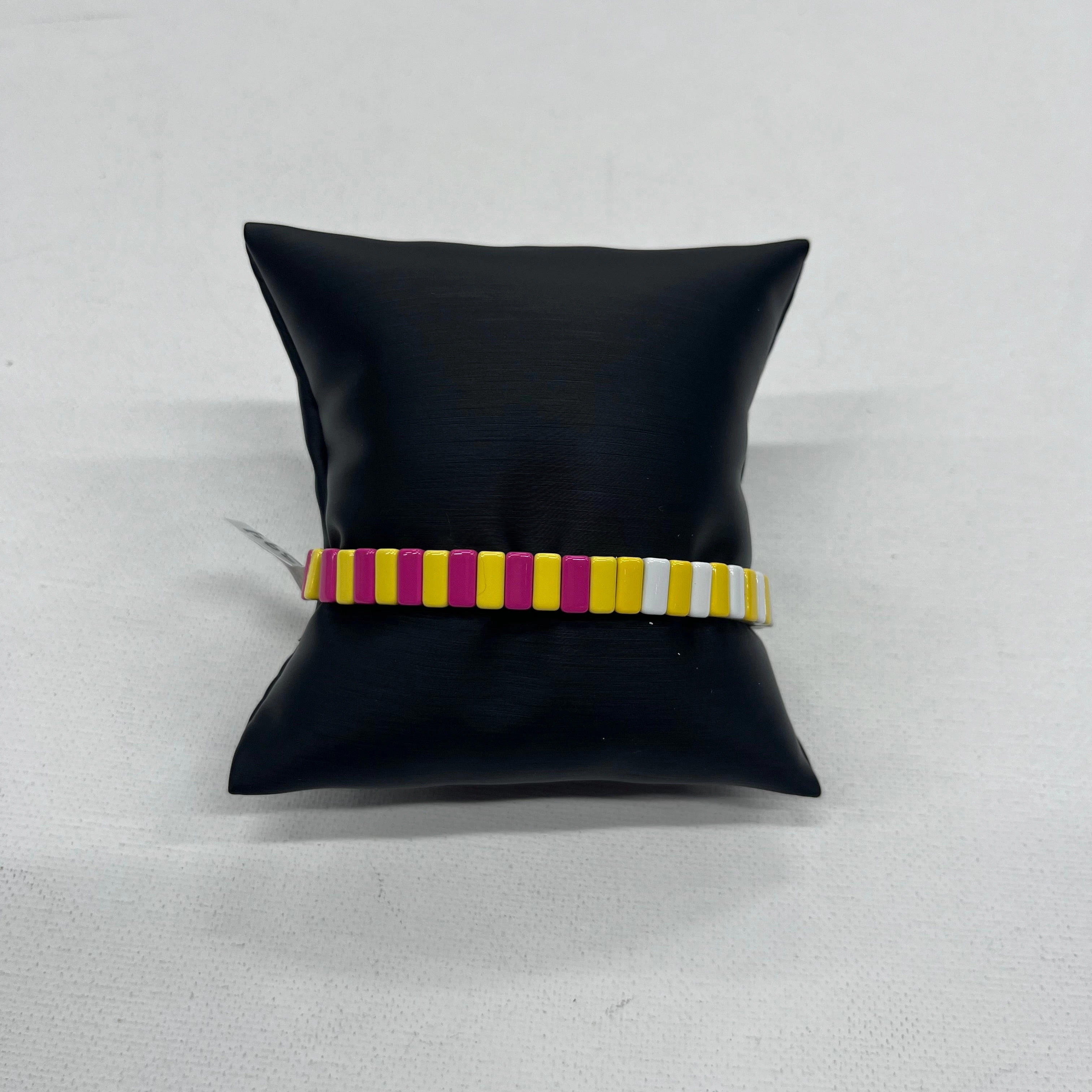 Bracelet Other By Cmb Enamel Tile Stretch Bracelet