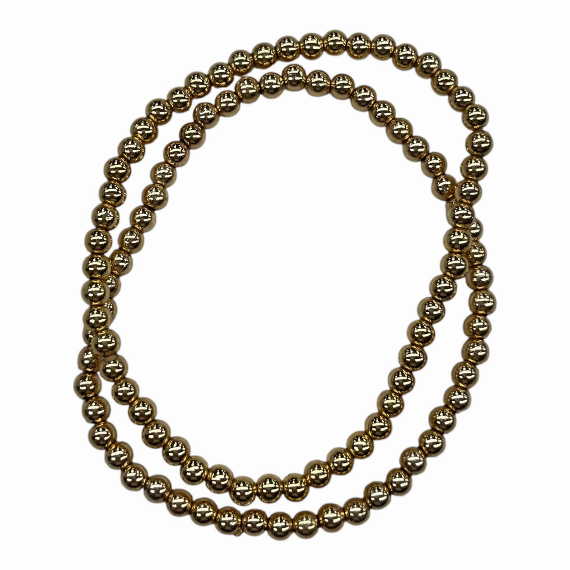 Bracelet Set By Clothes Mentor In Gold, Size:02 Piece Set