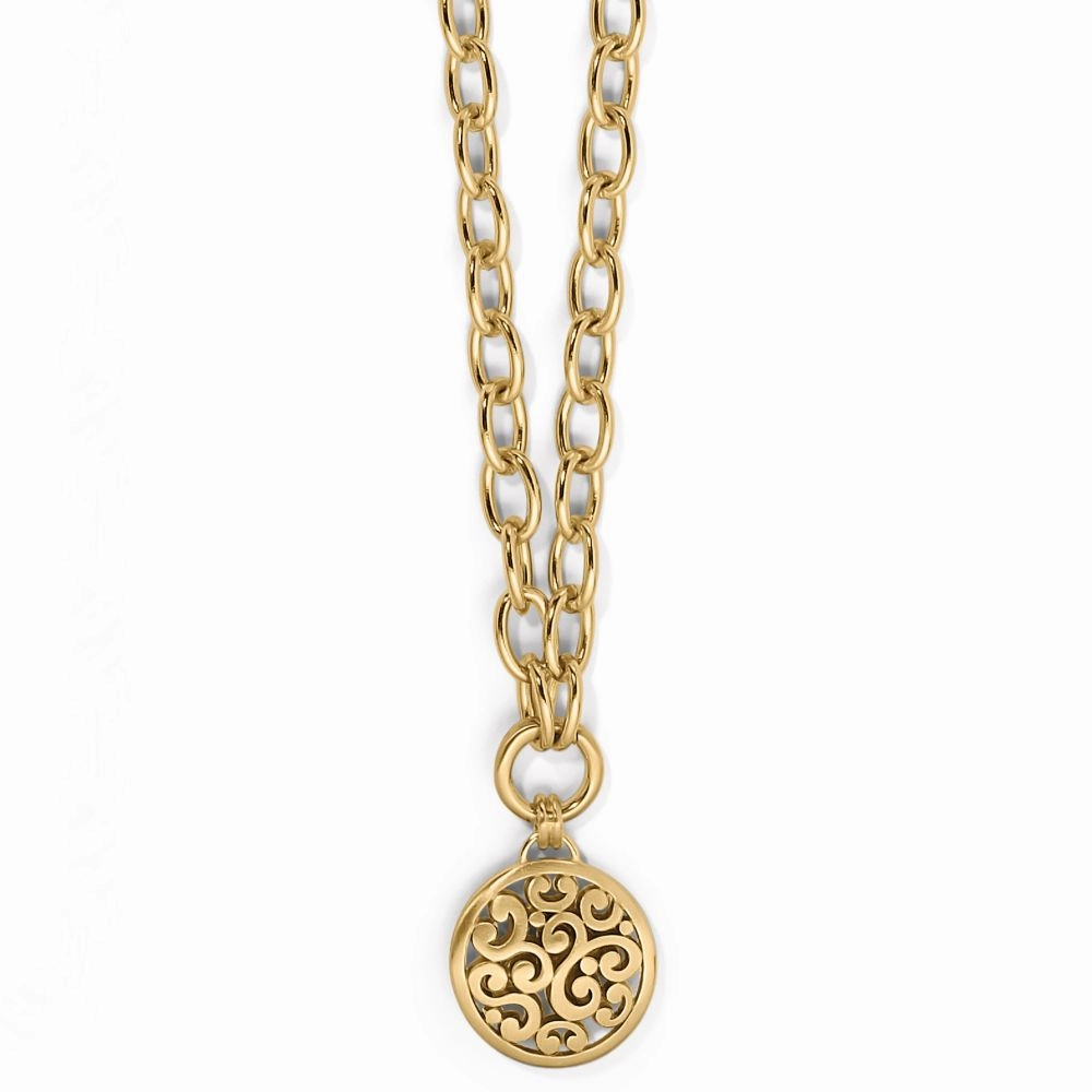 Brighton Contempo Medallion Charm Necklace