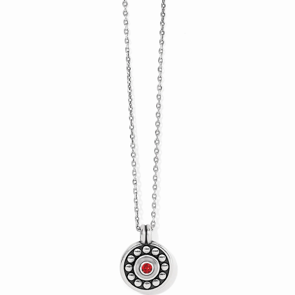 Brighton Pebble Dot Medali Petite Reversible Necklace