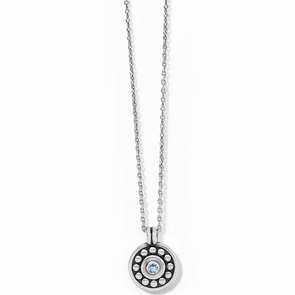 Brighton Pebble Dot Medali Petite Reversible Necklace
