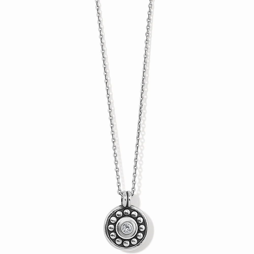 Brighton Pebble Dot Medali Petite Reversible Necklace
