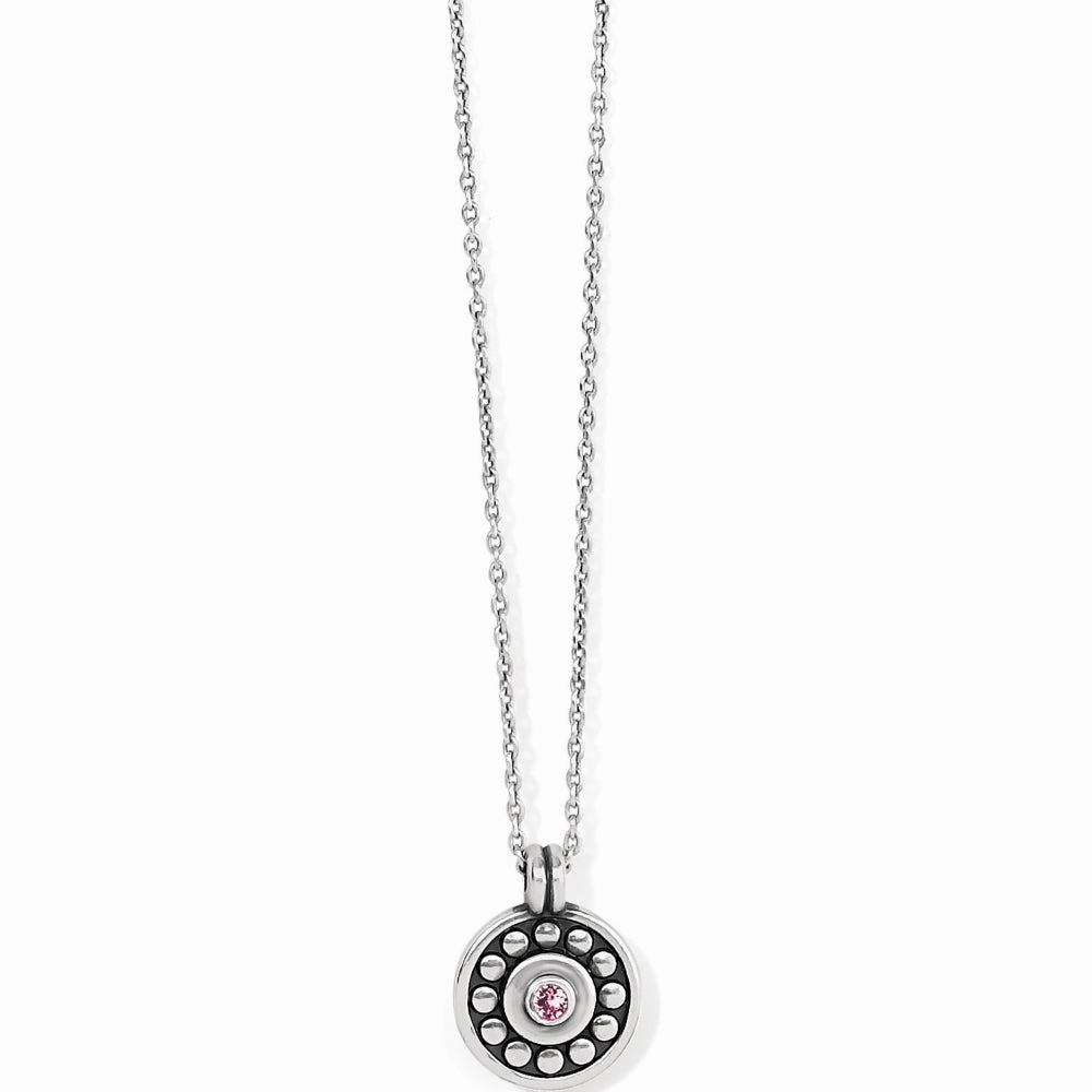 Brighton Pebble Dot Medali Petite Reversible Necklace