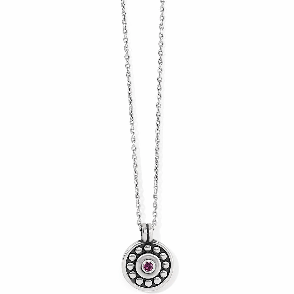 Brighton Pebble Dot Medali Petite Reversible Necklace