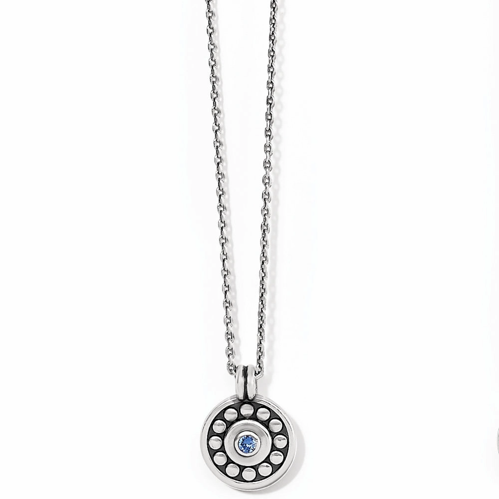 Brighton Pebble Dot Medali Petite Reversible Necklace
