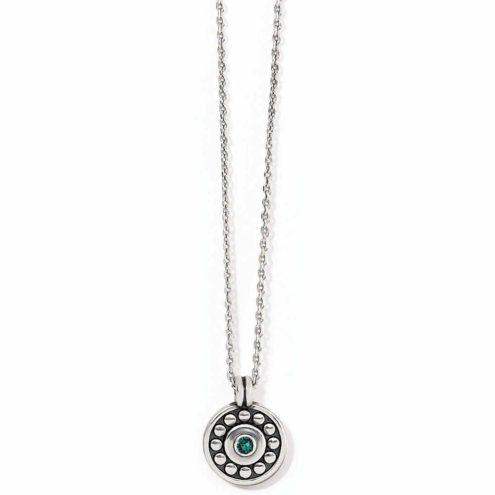 Brighton Pebble Dot Medali Petite Reversible Necklace