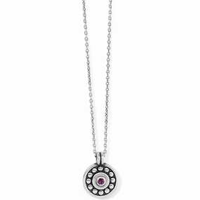 Brighton Pebble Dot Medali Petite Reversible Necklace