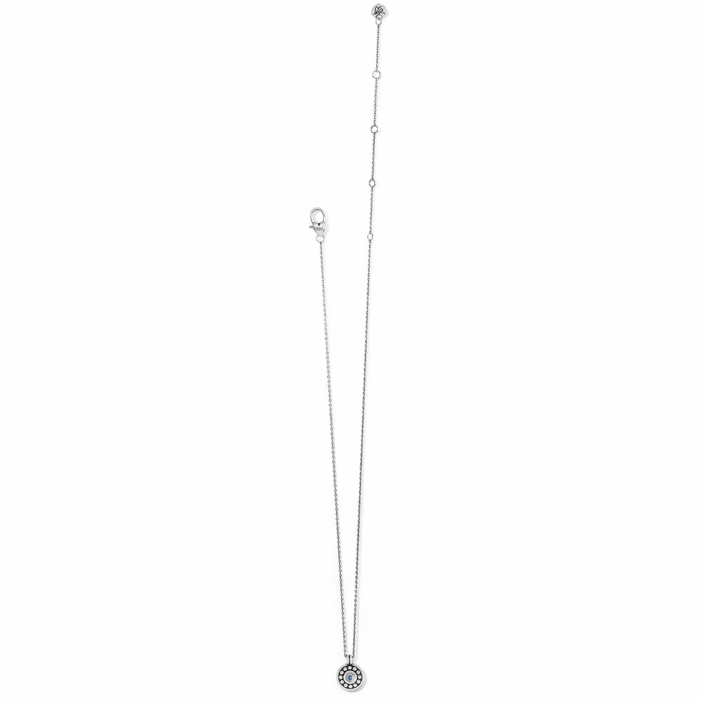 Brighton Pebble Dot Medali Petite Reversible Necklace