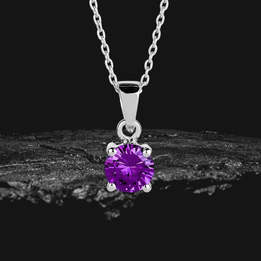 Brilliant Birthstones Pendant February