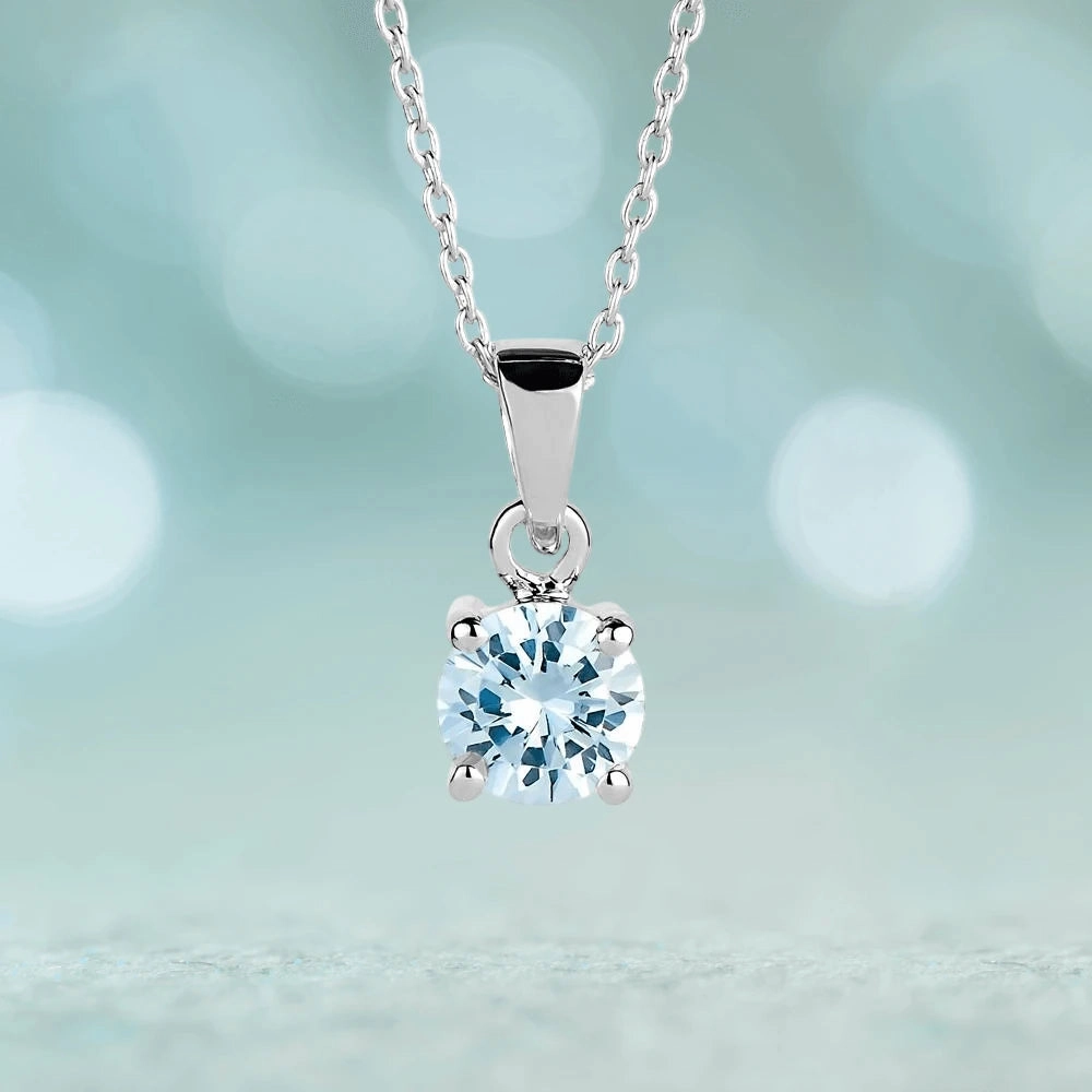 Brilliant Birthstones Pendant March