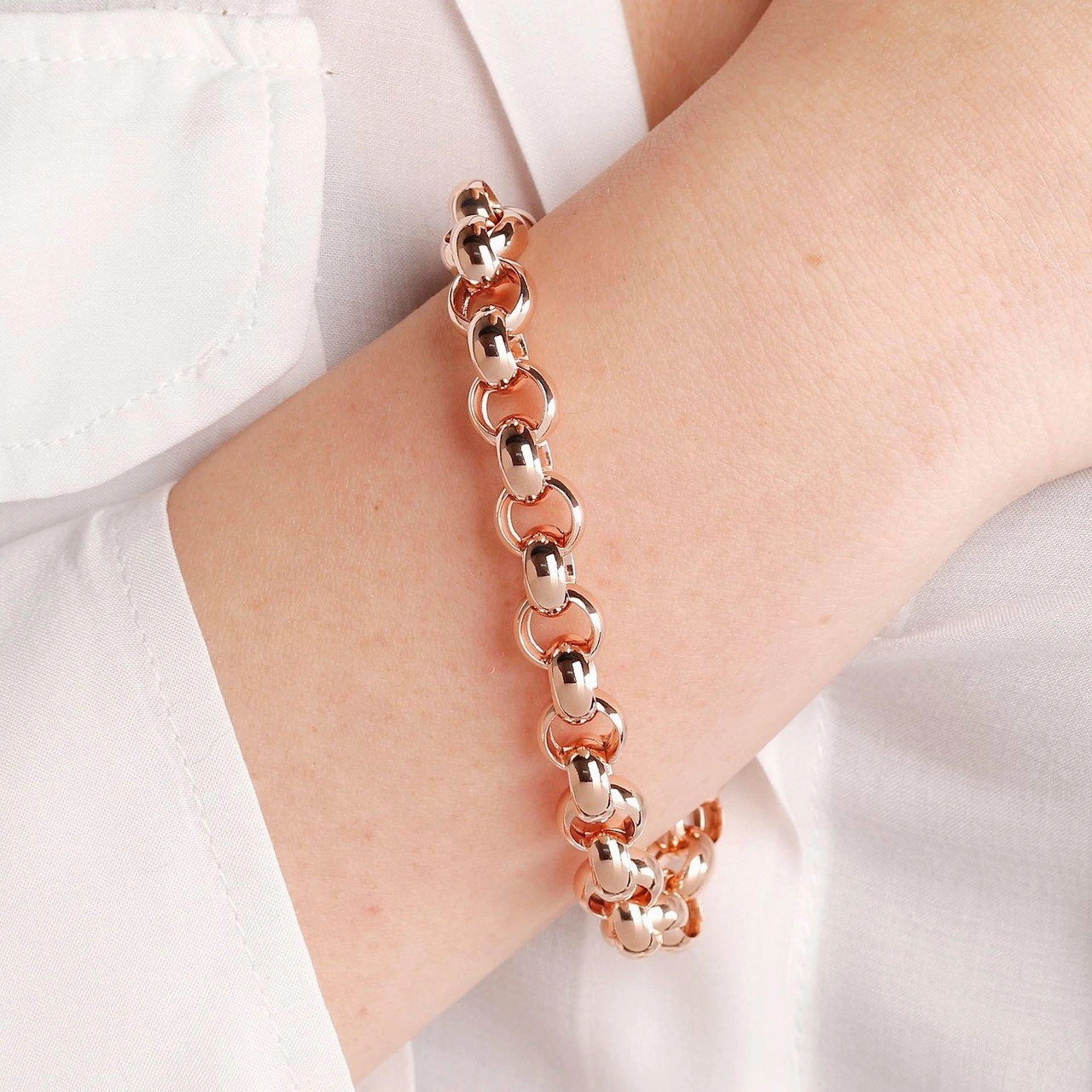 Bronzallure Italian Link Bracelet