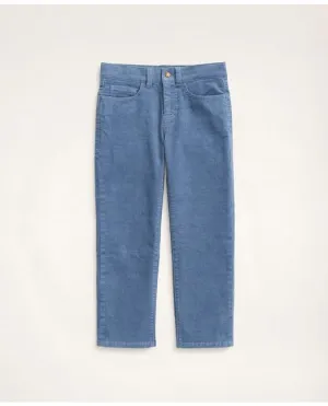 Brooks Brothers Boys Five-Pocket Stretch Corduroy Pants Indigo Brooks Brothers