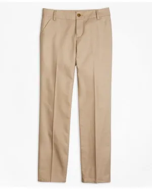 Brooks Brothers Girls Non-Iron Chino Pants Khaki Brooks Brothers