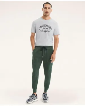 Brooks Brothers Men's Cotton French Rib Sweatpants Dark Heather Green Brooks Brothers
