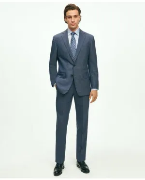 Brooks Brothers Men's Explorer Collection Regent Fit Merino Wool Suit Jacket Blue Brooks Brothers