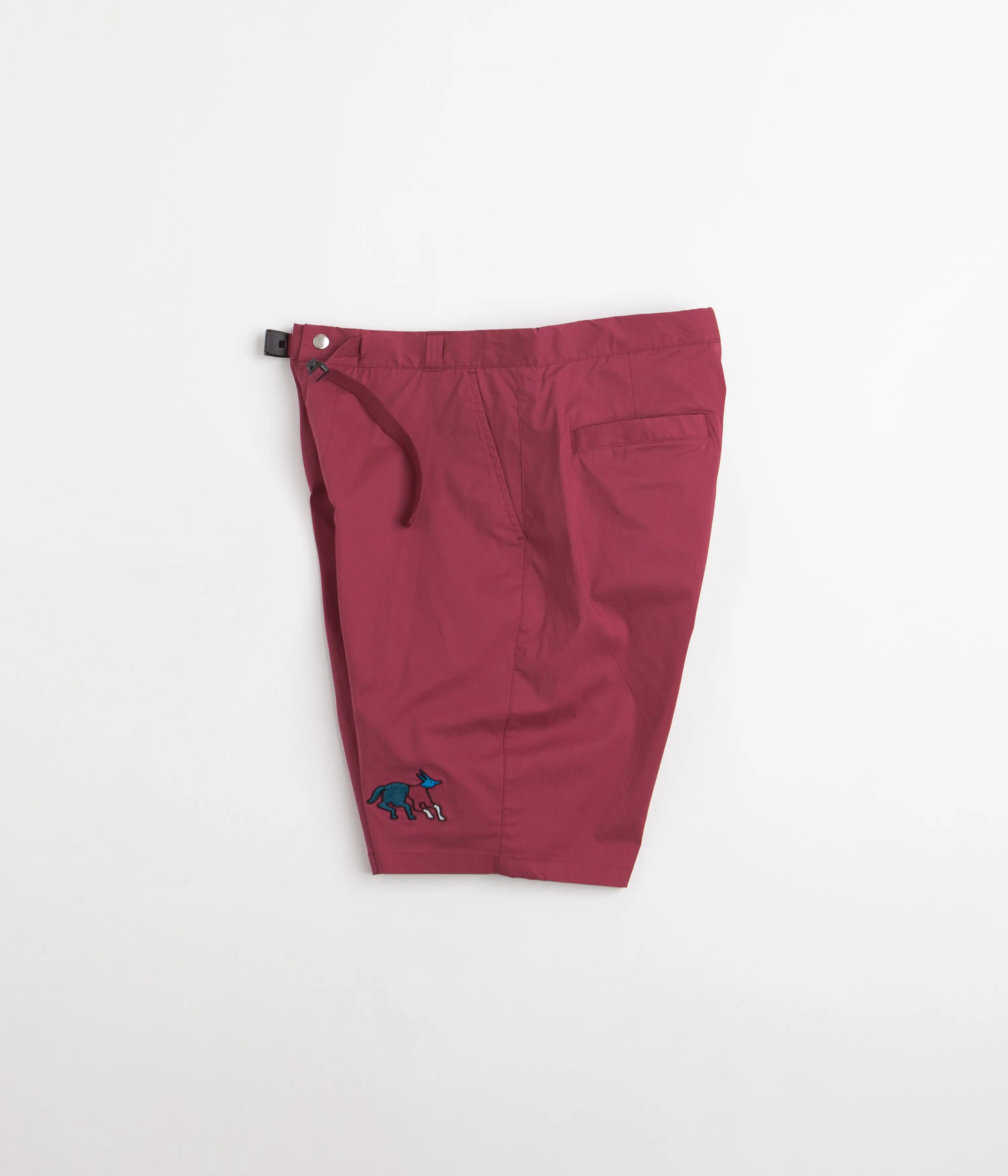 by Parra Anxious Dog Shorts - Wine Parra Clothing