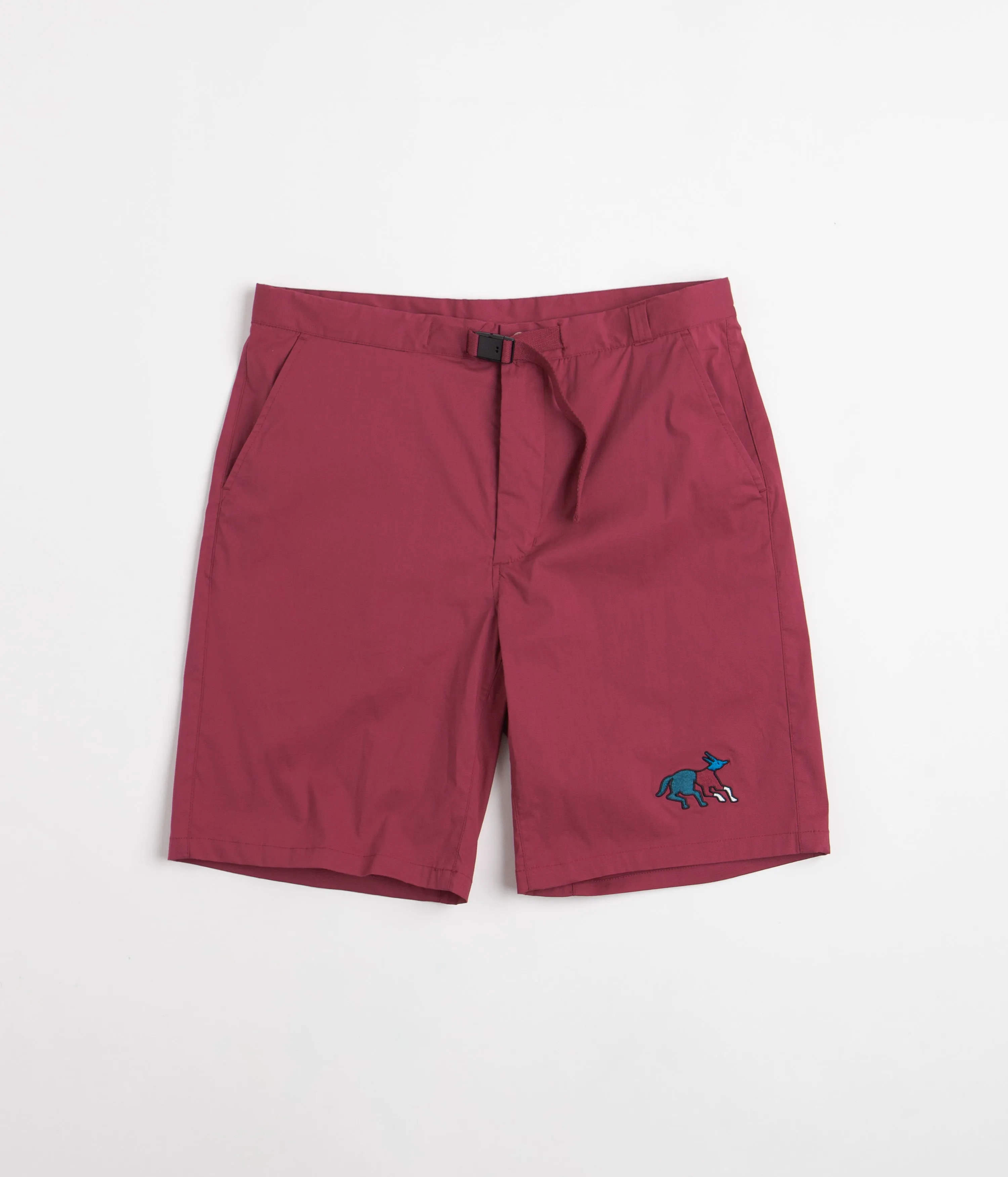 by Parra Anxious Dog Shorts - Wine Parra Clothing