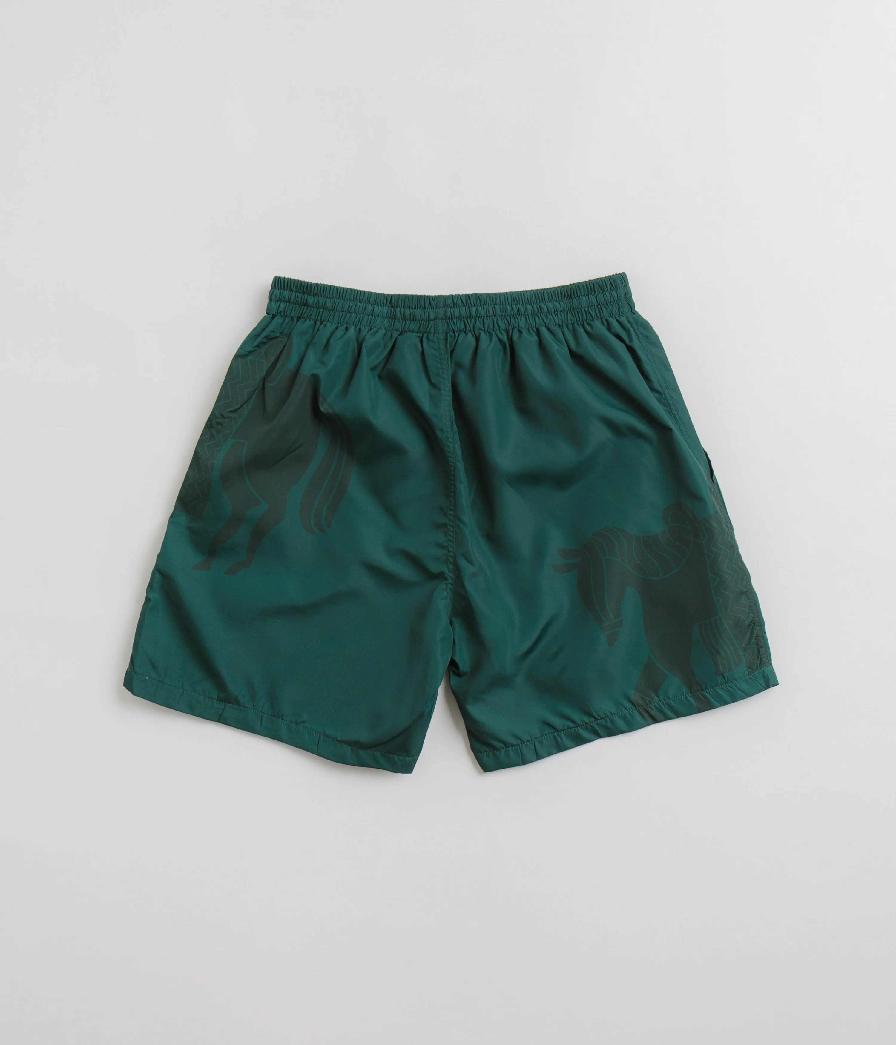by Parra Short Horse Shorts - Pine Green Parra Clothing