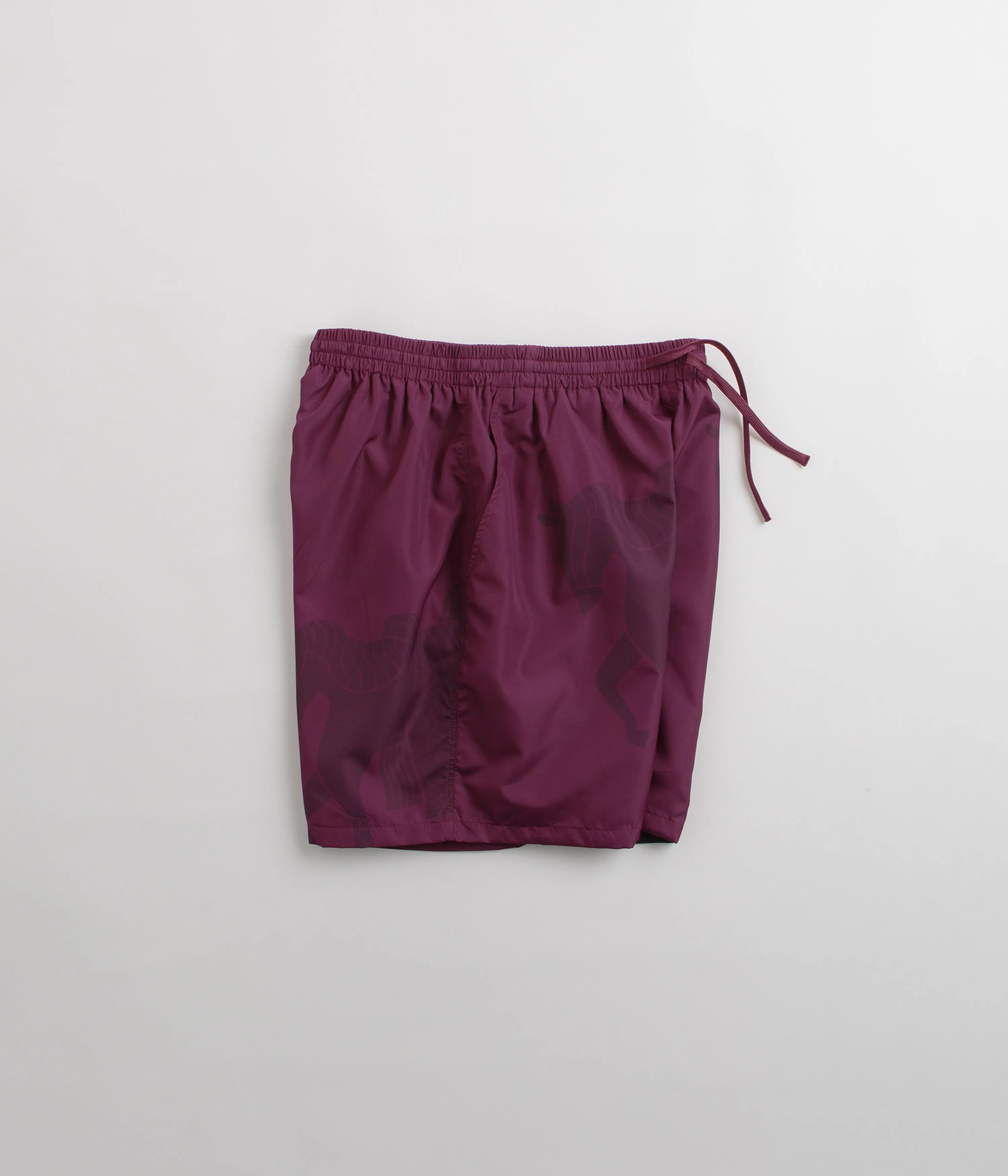 by Parra Short Horse Shorts - Tyrian Purple Parra Clothing
