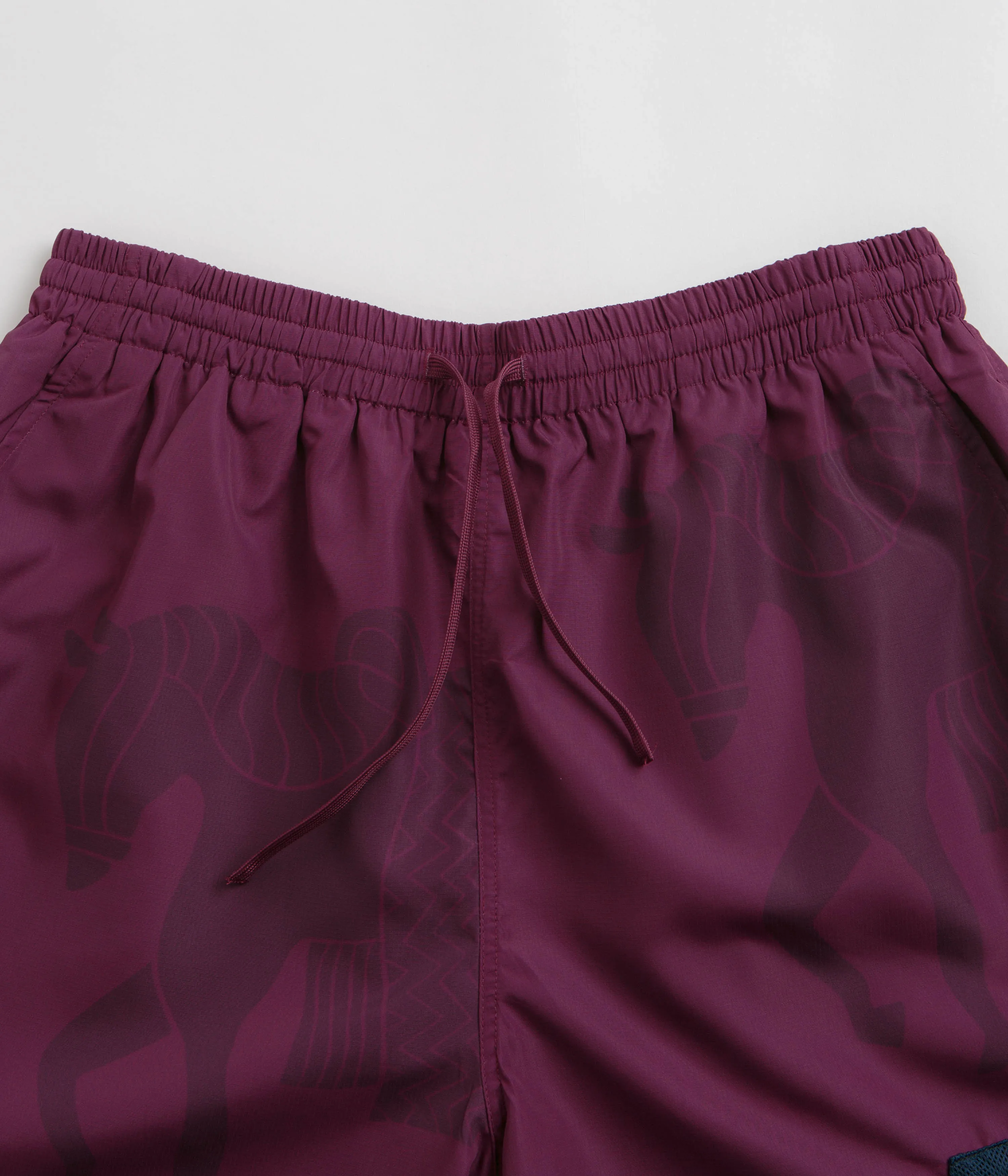 by Parra Short Horse Shorts - Tyrian Purple Parra Clothing
