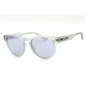 Calvin Klein Jeans Unisex Sunglasses - Crystal Clear Plastic Round | CKJ22609S 971 Calvin Klein Sunglasses