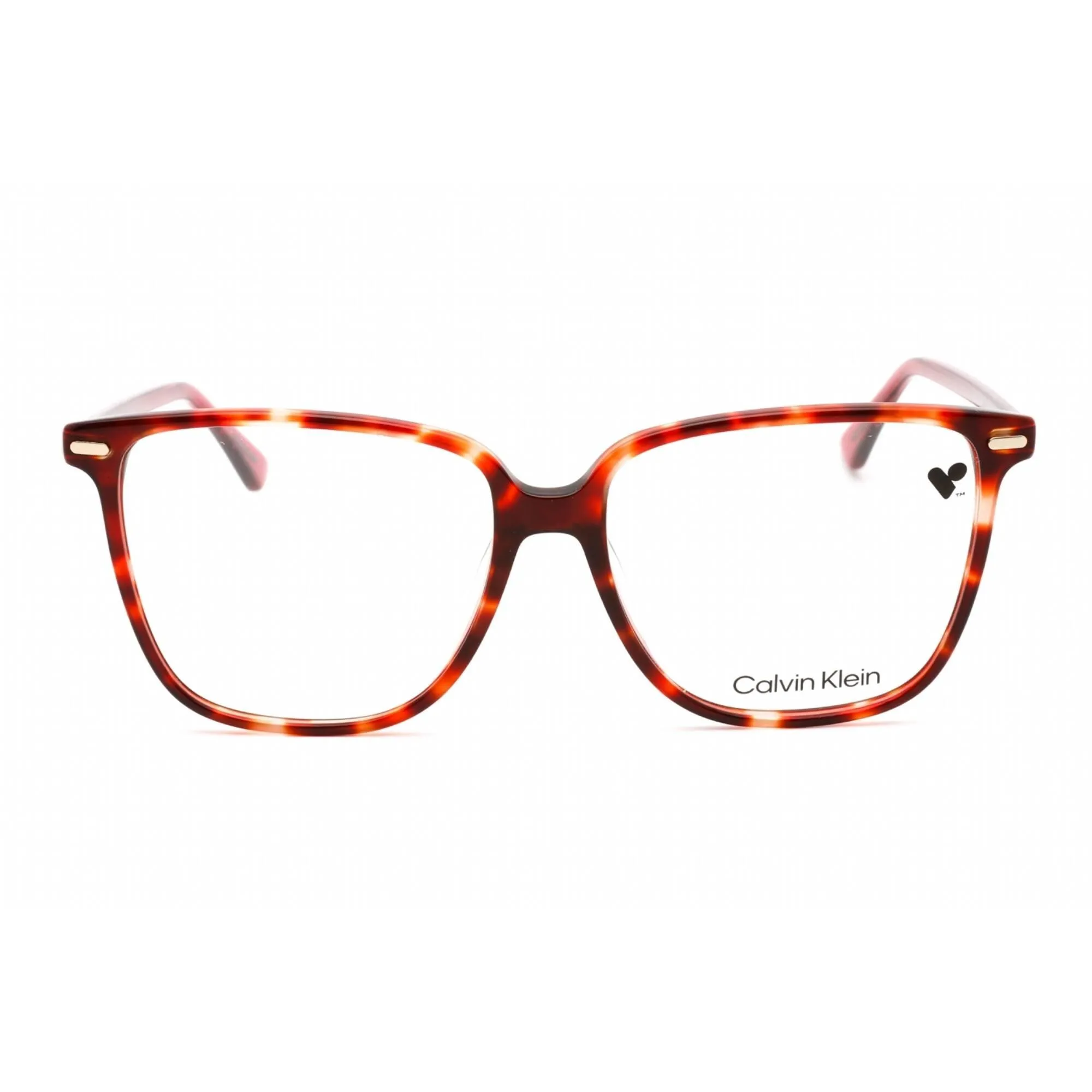 Calvin Klein Men's Eyeglasses - Full Rim Burgundy Havana Plastic Frame | CK22543 609 Calvin Klein Eyeglasses