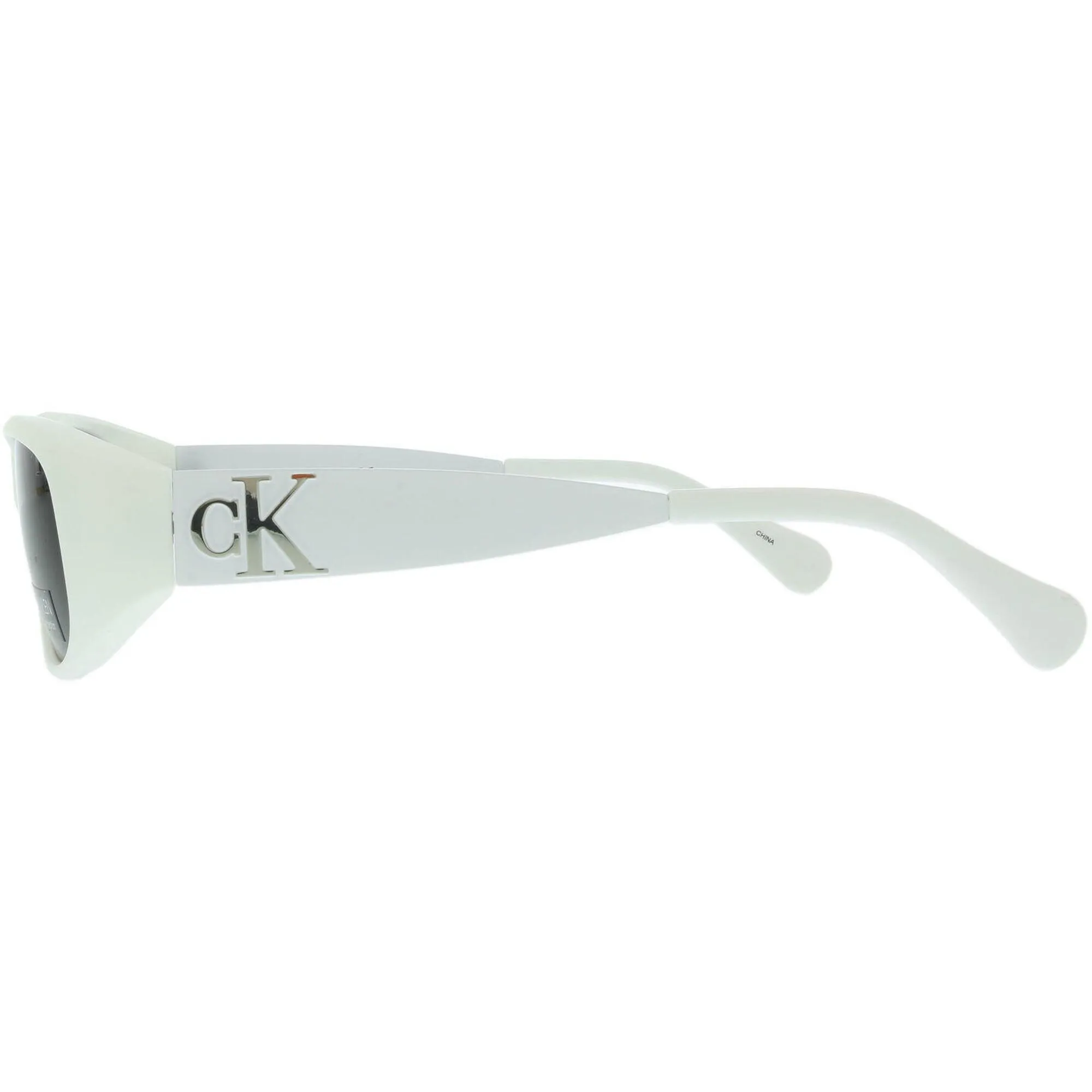 Calvin Klein Unisex Sunglasses - Chalk Rectangular Frame | CALVIN KLEIN CK21516S 104 Calvin Klein Sunglasses