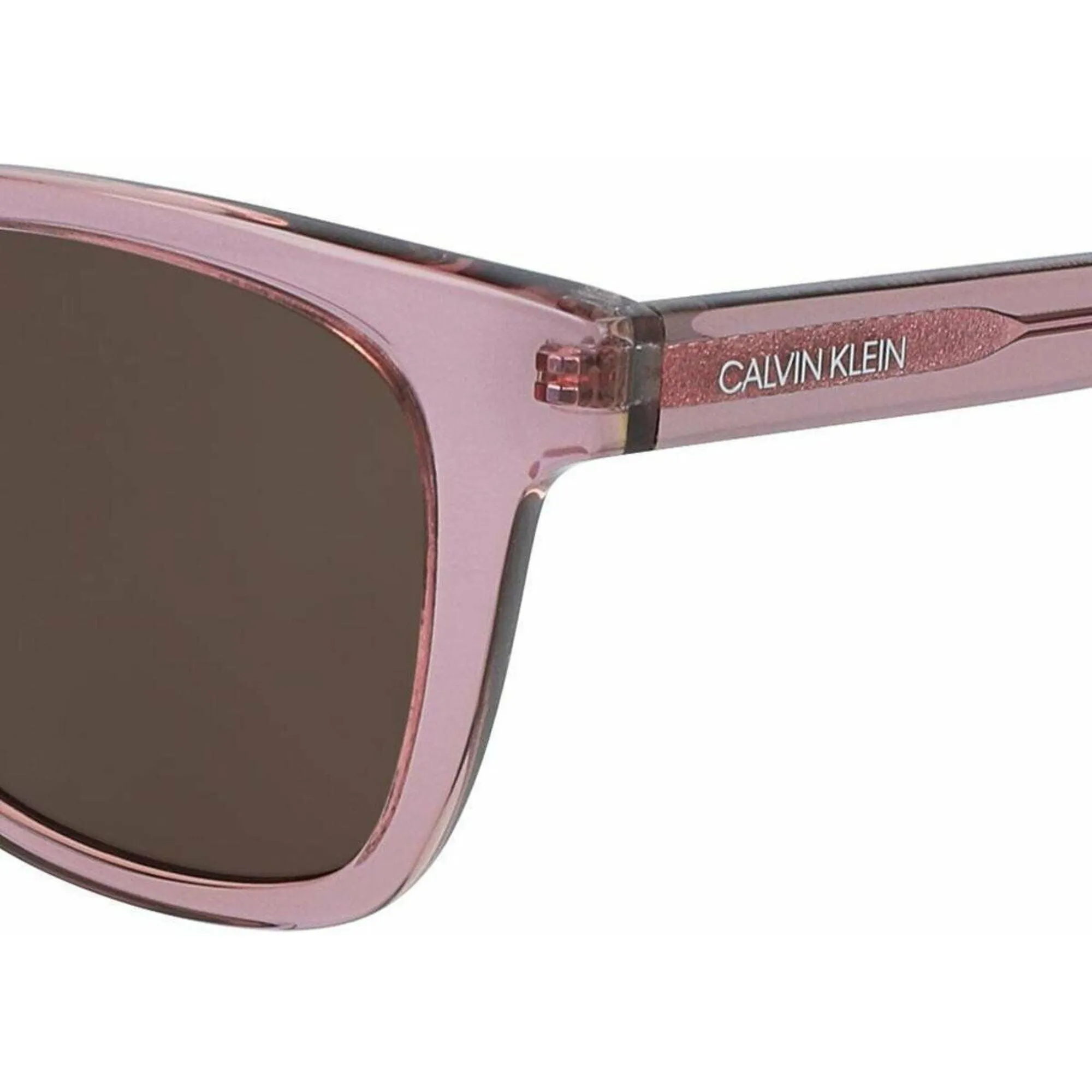 Calvin Klein Unisex Sunglasses - Crystal Mauve/Rose Square | CALVIN KLEIN CK20501S 535 Calvin Klein Sunglasses