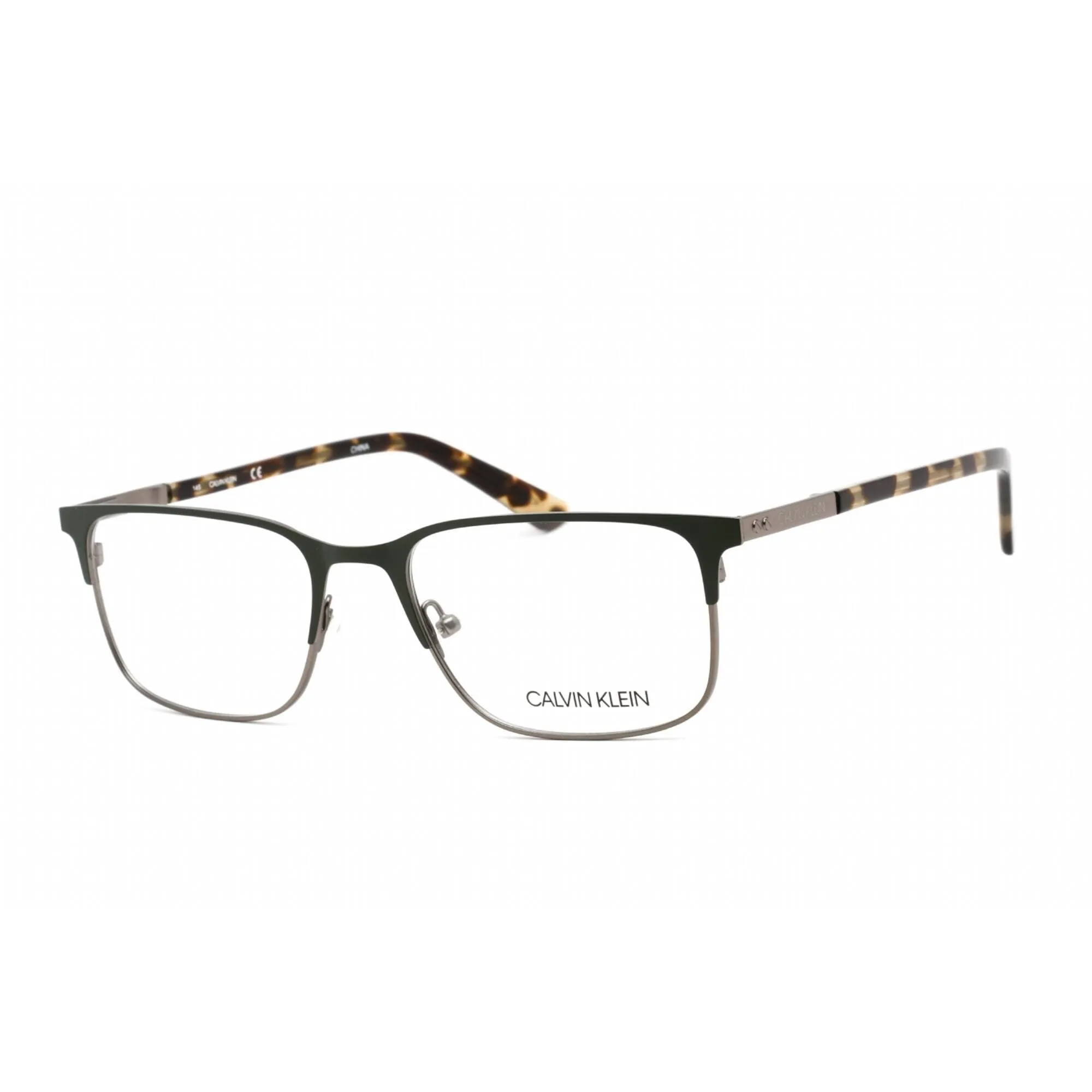 Calvin Klein Women's Eyeglasses - Rectangular Matte Forest Green Frame | CK19712 307 Calvin Klein Eyeglasses