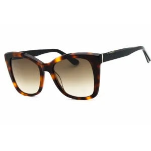 Calvin Klein Women's Sunglasses - Brown Havana Acetate Cat Eye Full Rim | CK22530S 220 Calvin Klein Sunglasses