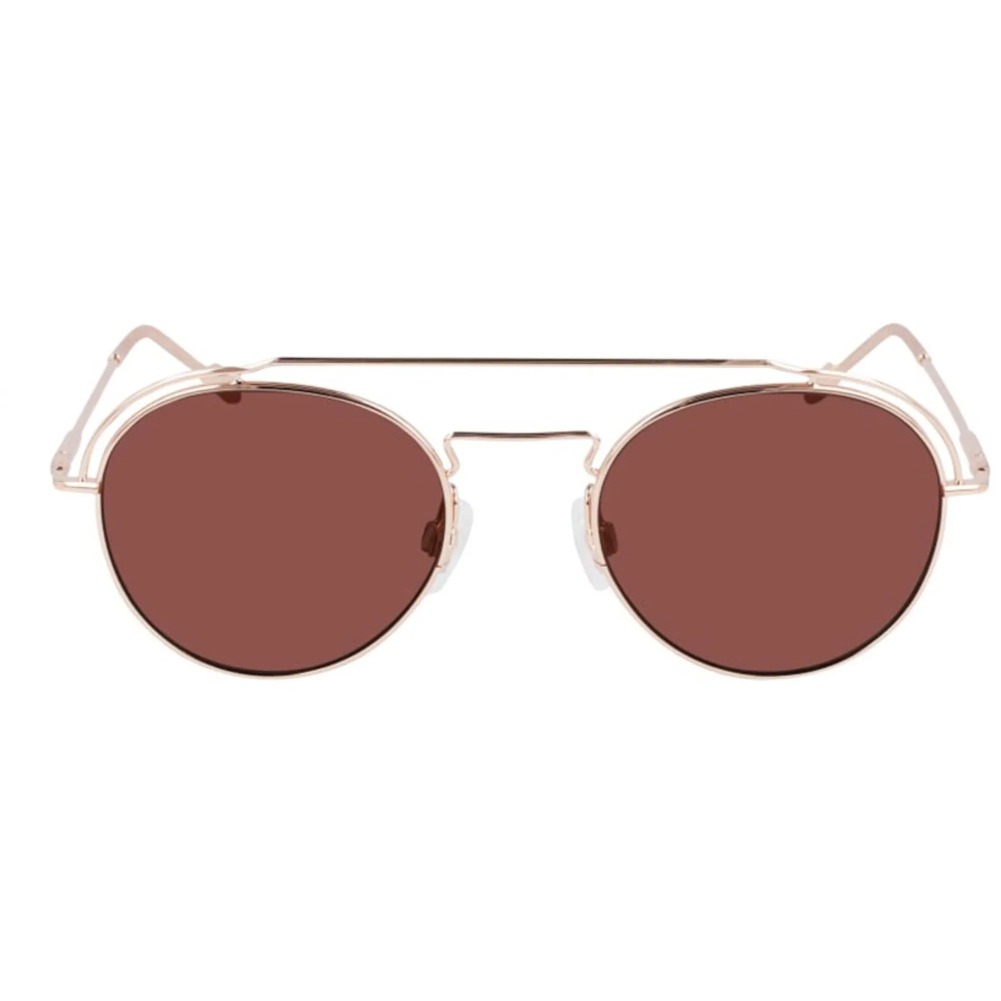 Calvin Klein Women's Sunglasses - Rose Gold Metal Pilot | CALVIN KLEIN CK21106S 780 Calvin Klein Sunglasses