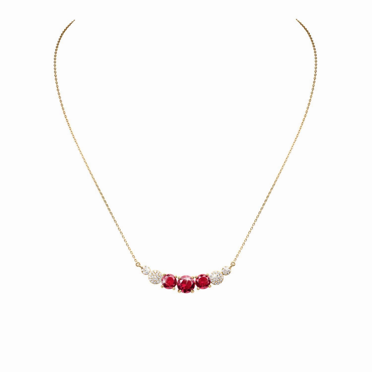 Candy Cherry Red Necklace
