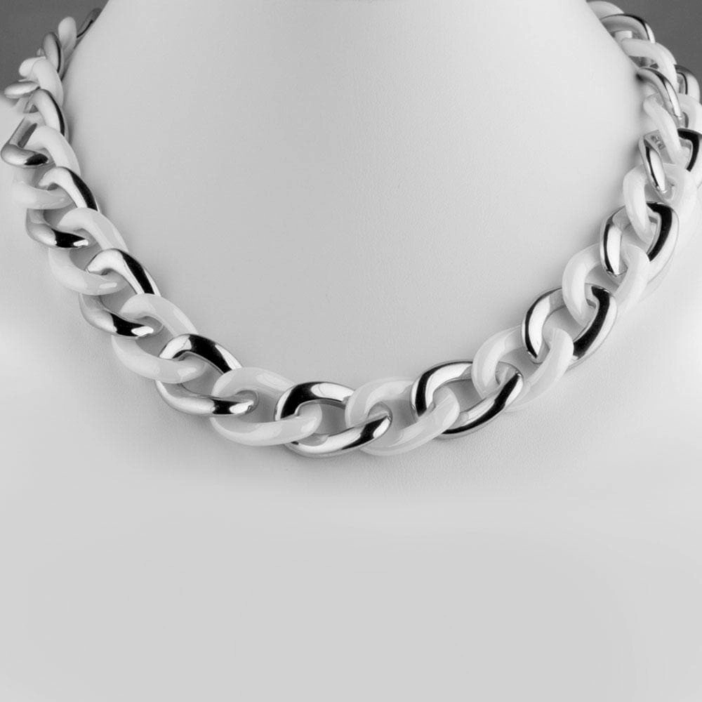 Ceramica White Necklace
