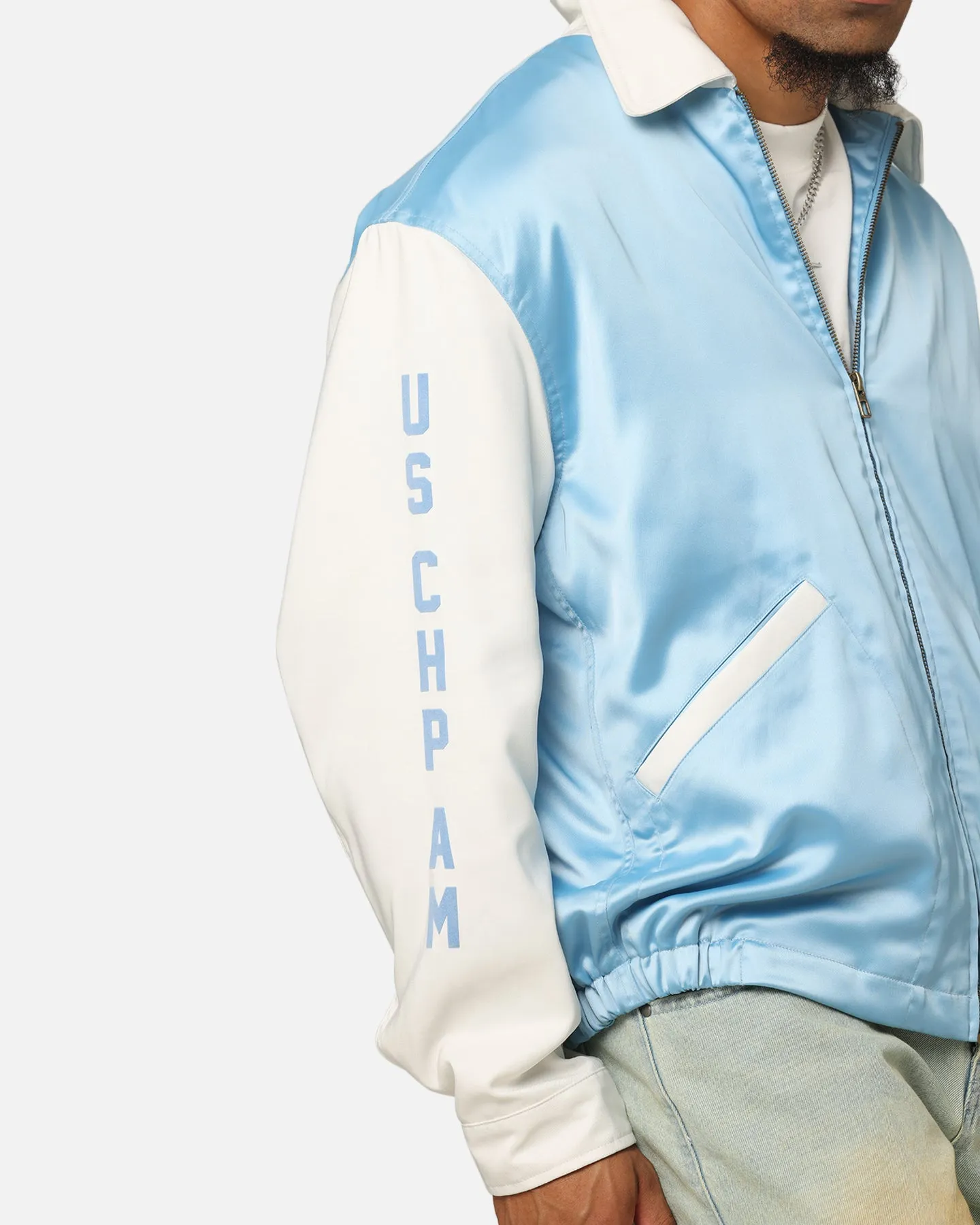 Champion Clothing Champion 50's Team Captain Jacket Pale Blue