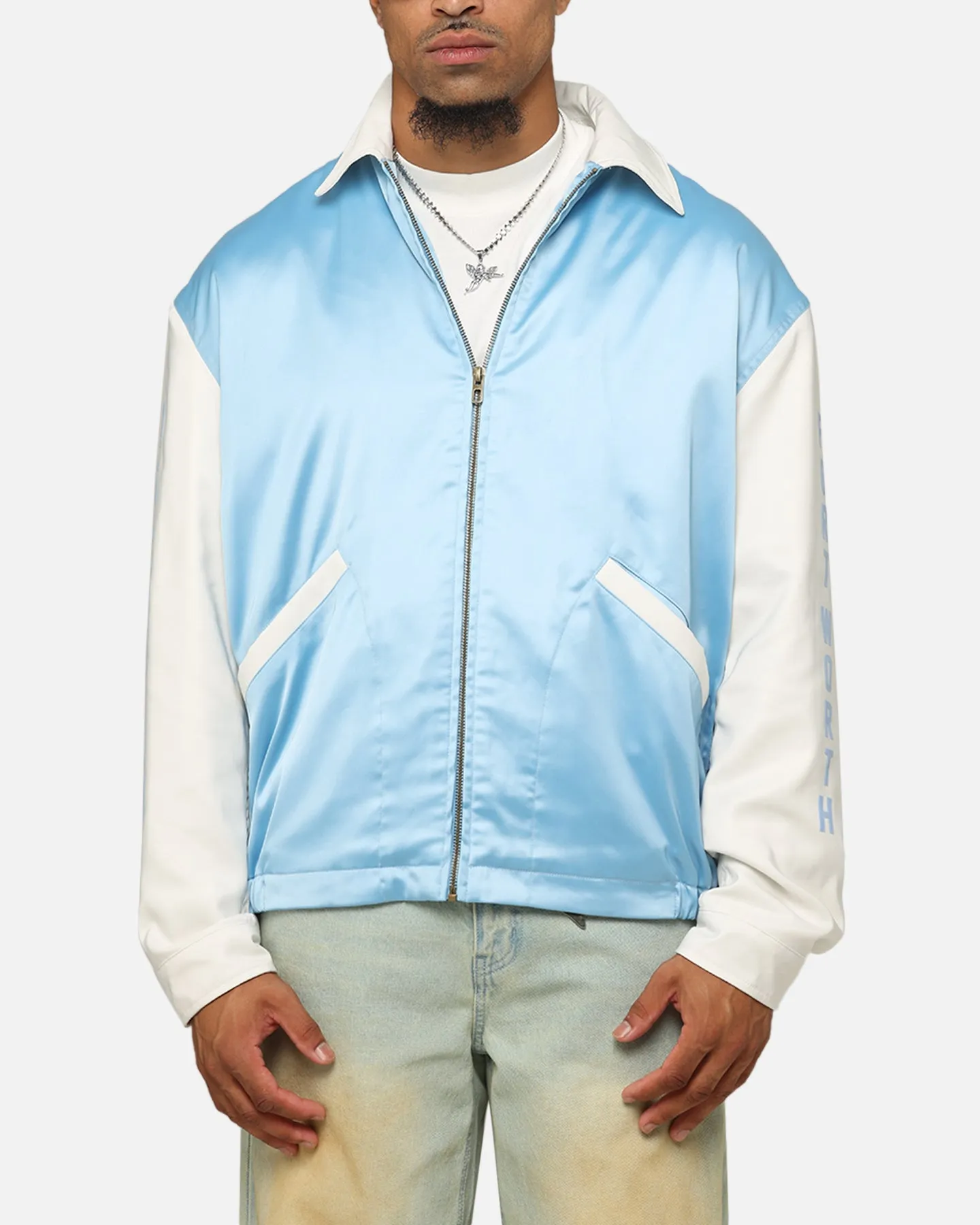 Champion Clothing Champion 50's Team Captain Jacket Pale Blue