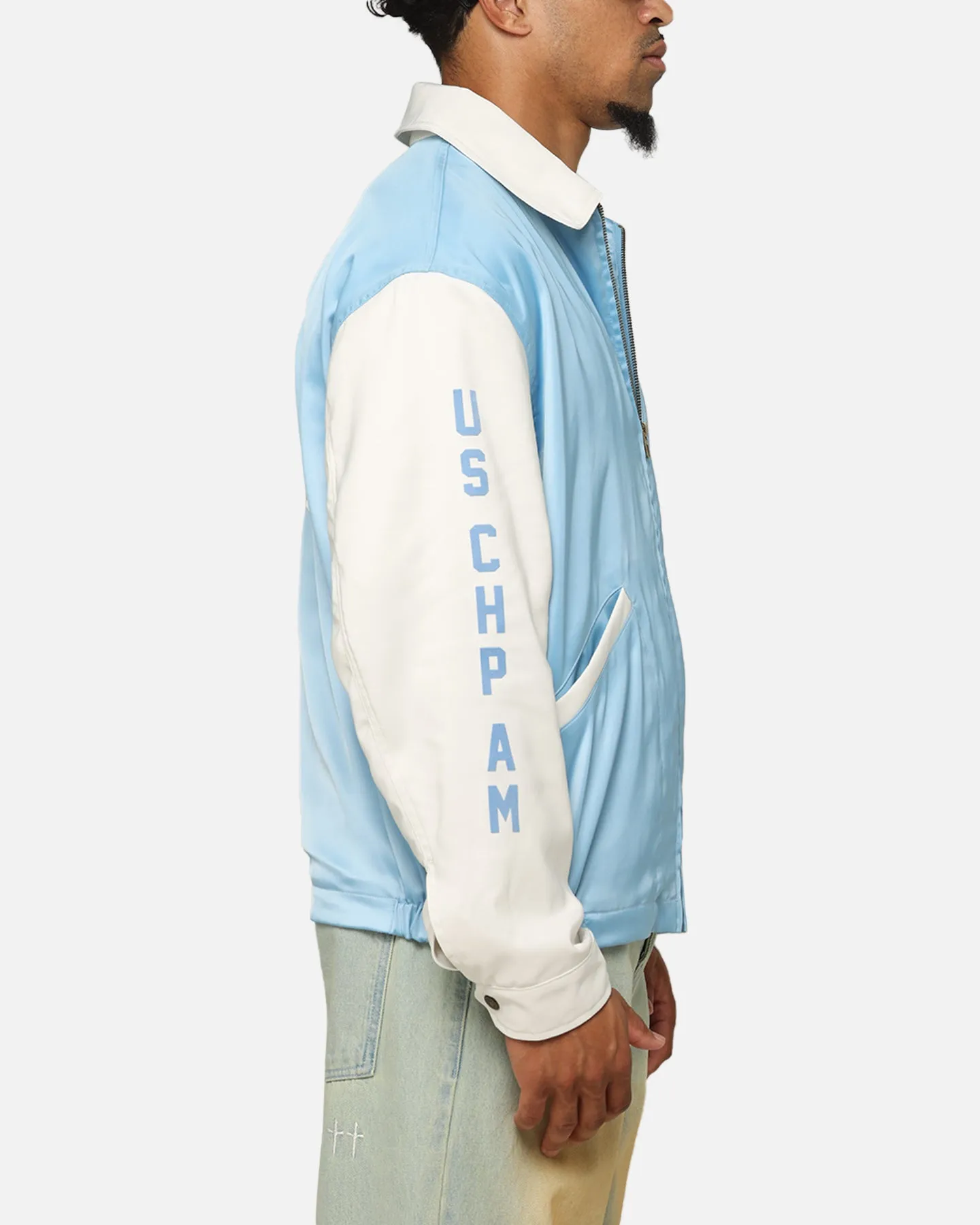 Champion Clothing Champion 50's Team Captain Jacket Pale Blue