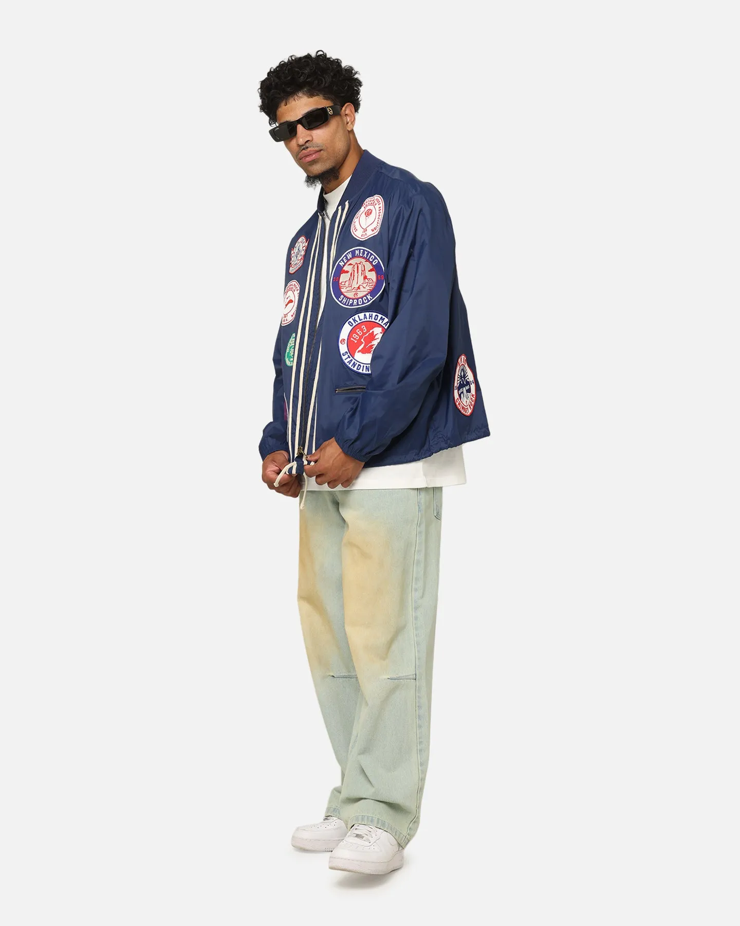 Champion Clothing Champion 60's Souvenir Jacket Athetlic Navy Cream