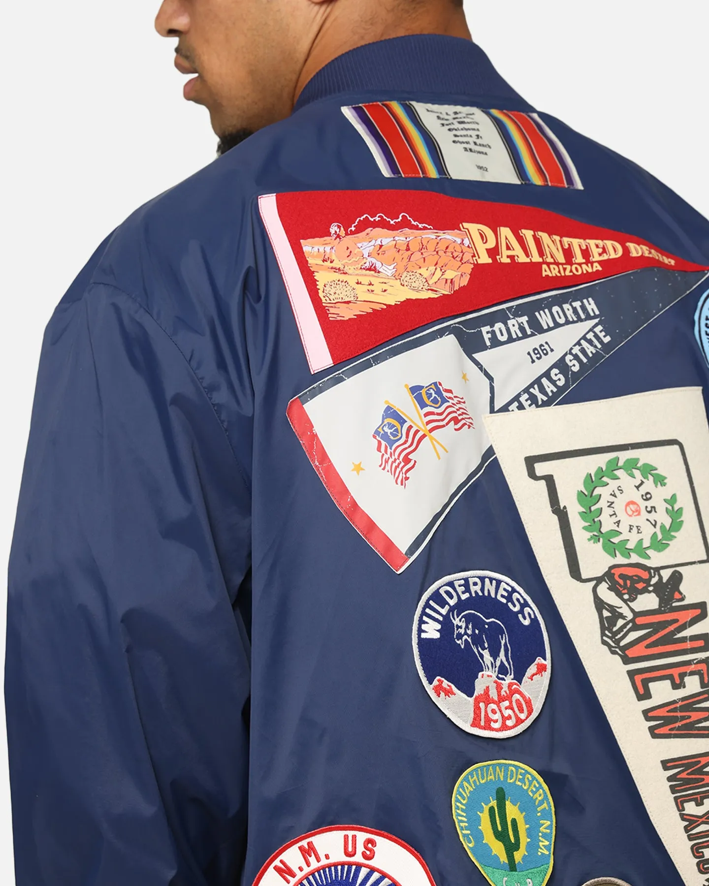 Champion Clothing Champion 60's Souvenir Jacket Athetlic Navy Cream