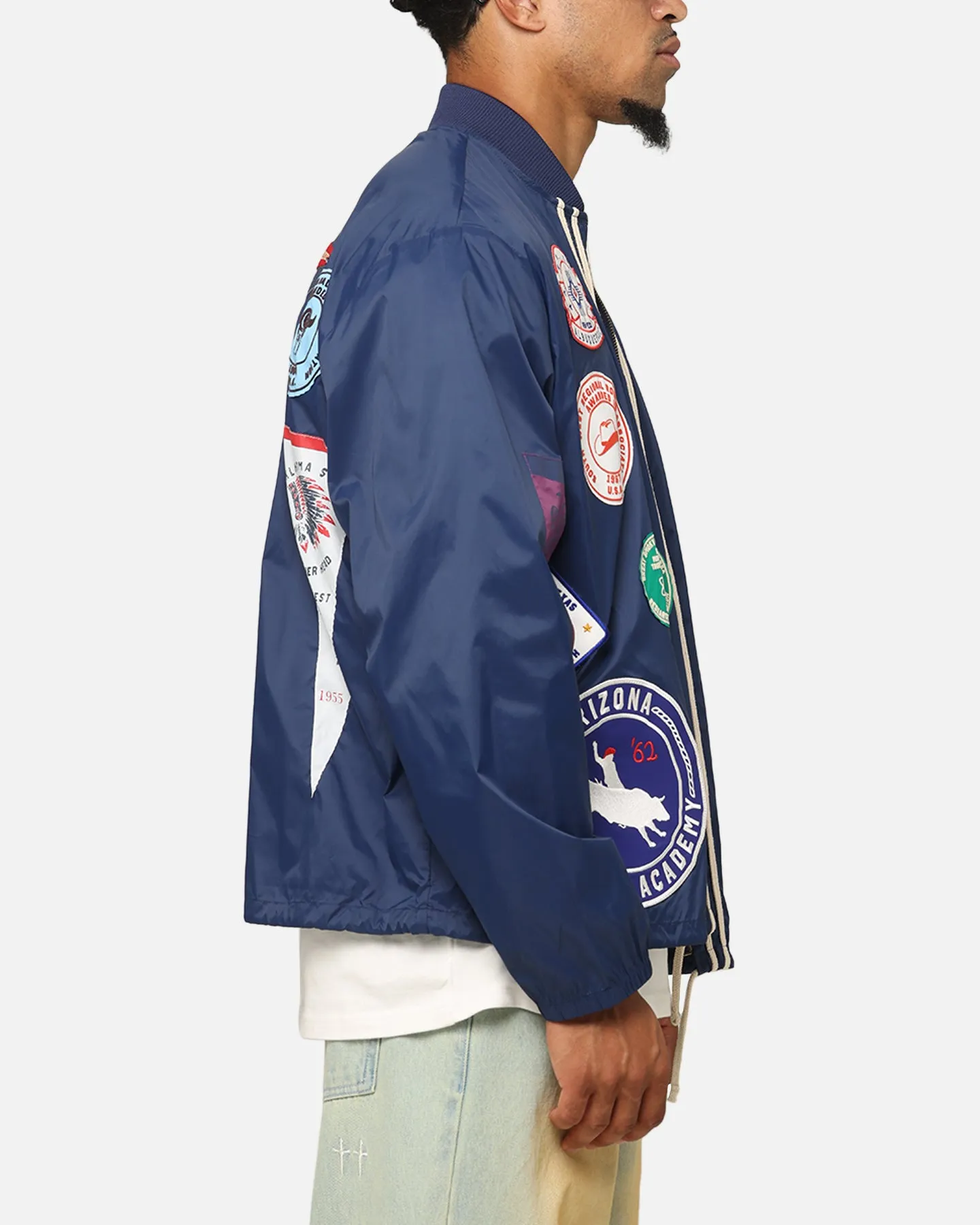 Champion Clothing Champion 60's Souvenir Jacket Athetlic Navy Cream